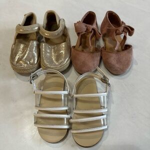 Baby girls shoes bundle size 5